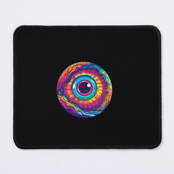 Item preview, Trippy Psychedelic Rainbow Eye Color Waves Graphic designed and sold by GrimNest.