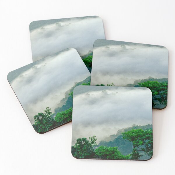 Item preview, The Mist Rolls In — Morning Fog Over the Doi Suthep Forest designed and sold by Jomsunshine.