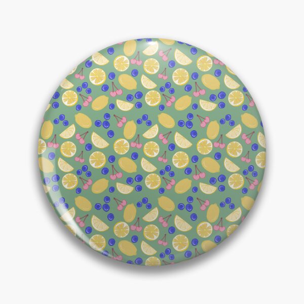 Item preview, Lemon, Blueberry and Cherry Pattern designed and sold by Kriti Tiwari.