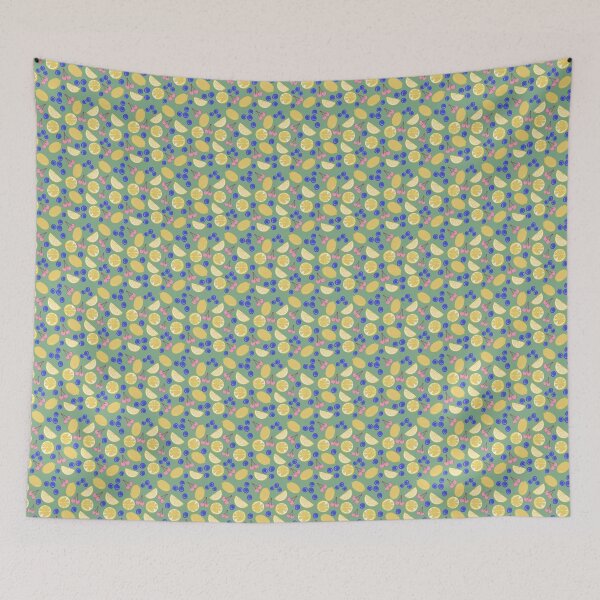 Item preview, Lemon, Blueberry and Cherry Pattern designed and sold by Kriti Tiwari.