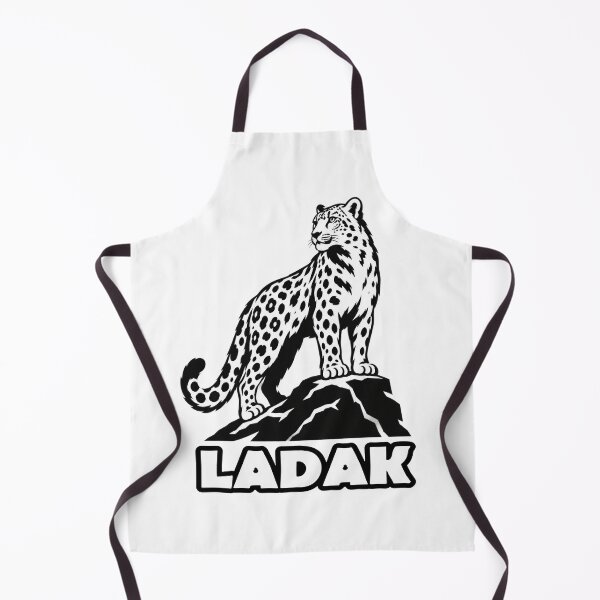 Item preview, Ladakh Snow Leopard Minimalist Wildlife Art designed and sold by Globalcitytees.