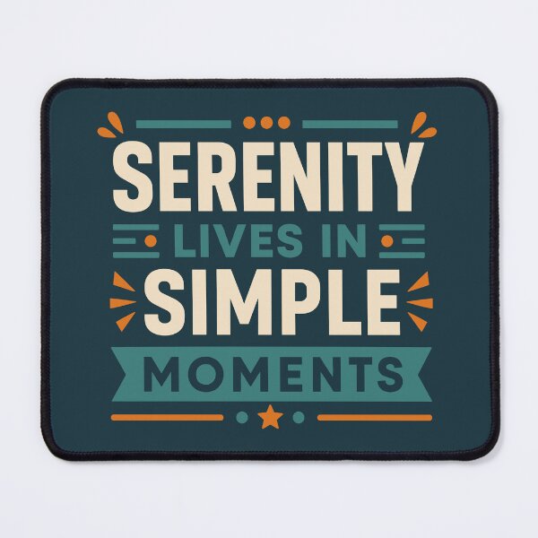 Item preview, Serenity Lives In Simple Moments designed and sold by rejowan-arts.