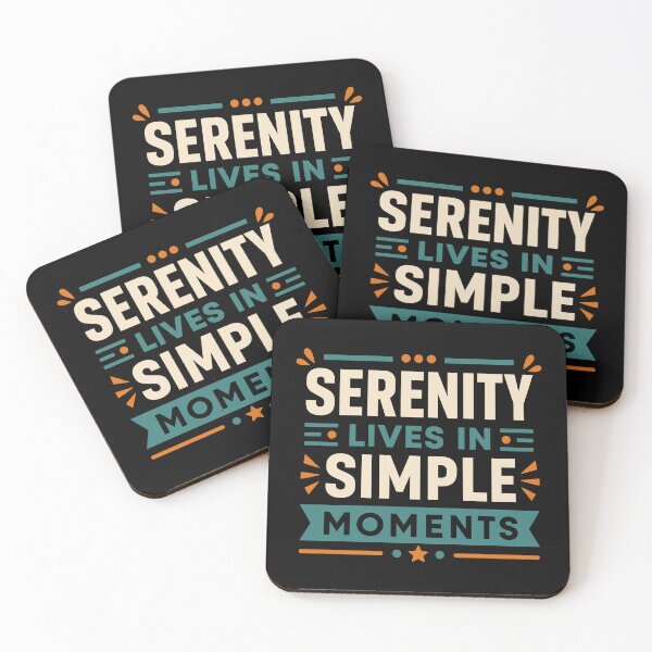 Item preview, Serenity Lives In Simple Moments designed and sold by rejowan-arts.