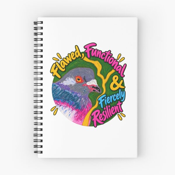 Item preview, Colourful Pigeon – Flawed Functional Fiercely Resilient Bird Art designed and sold by newsuept25.art.