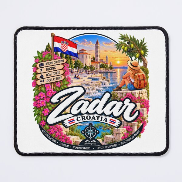 Item preview, Zadar Croatia – Sea Organ Sunset & Adriatic Coast designed and sold by Wandervogel123.