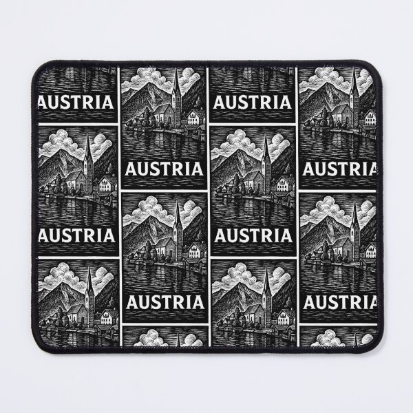 Item preview, Austria Linocut Style designed and sold by Thistle-TShop.
