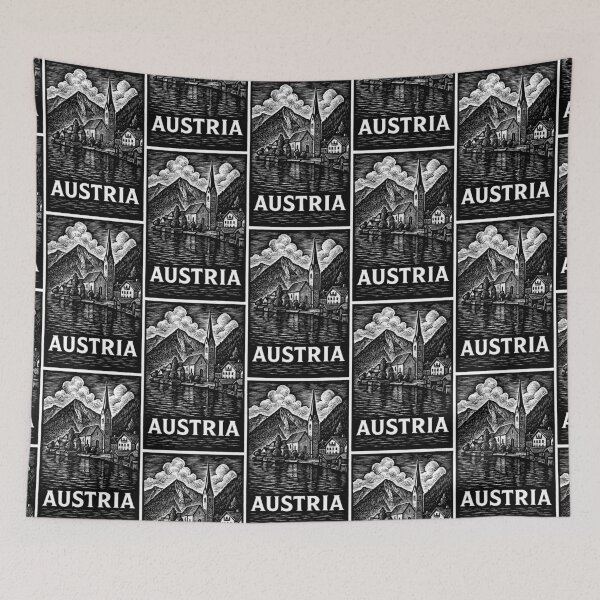 Item preview, Austria Linocut Style  designed and sold by Thistle-TShop.