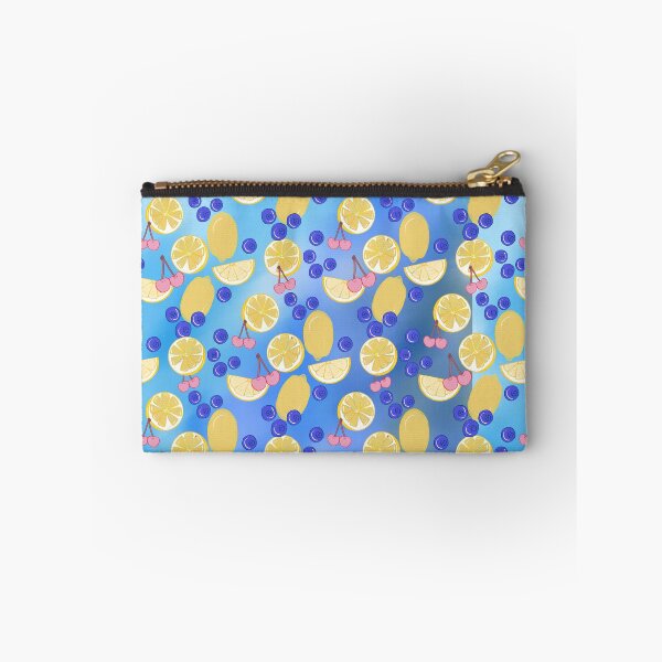 Item preview, Lemon Blueberry and Cherry Summer Pattern designed and sold by Kriti Tiwari.