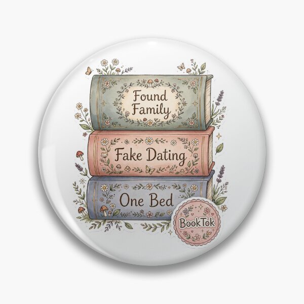 Item preview, Enemies To Lovers Romance Stack - Pink BookTok Trope Books Sticker designed and sold by Raju-Creative.