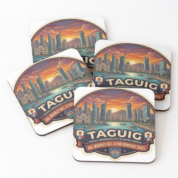 Item preview, Taguig City Philippines Metro Manila Vintage Emblem designed and sold by obalartsMerch.