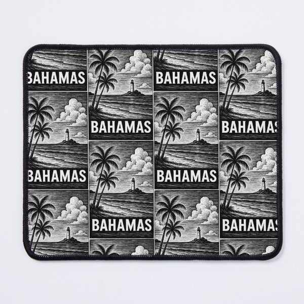 Item preview, Bahamas Linocut Style  designed and sold by Thistle-TShop.