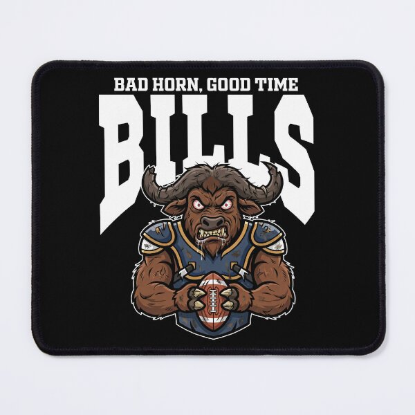 Item preview, BUFFALO BAD HORN, GOOD TIME - NY BUFFALO BILLS designed and sold by KEF Custom.