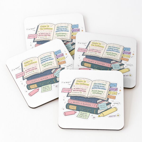 Item preview, Annotated Book Aesthetic - BookTok Annotation Tabs Highlighters Sticker designed and sold by Raju-Creative.