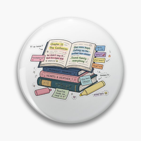Item preview, Annotated Book Aesthetic - BookTok Annotation Tabs Highlighters Sticker designed and sold by Raju-Creative.
