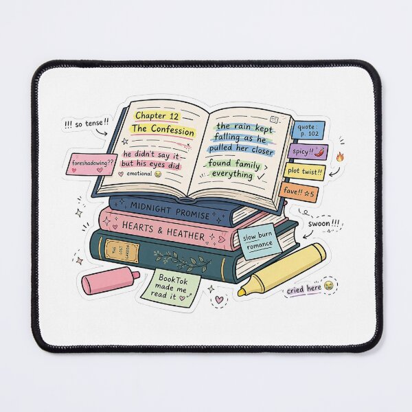 Item preview, Annotated Book Aesthetic - BookTok Annotation Tabs Highlighters Sticker designed and sold by Raju-Creative.