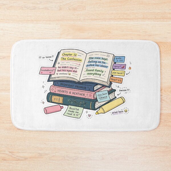 Item preview, Annotated Book Aesthetic - BookTok Annotation Tabs Highlighters Sticker designed and sold by Raju-Creative.