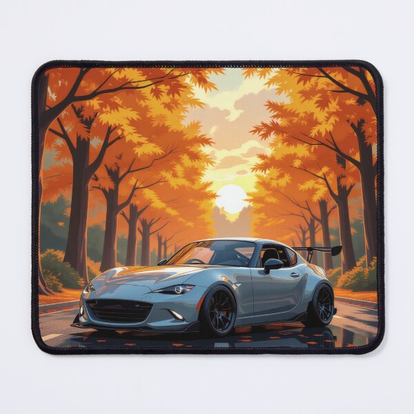 Item preview, JDM Roadster in Autumn – Japanese sports cars in the golden autumn forest designed and sold by Salimgor Hangaround Music.