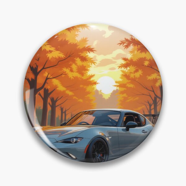 Item preview, JDM Roadster in Autumn – Japanese sports cars in the golden autumn forest designed and sold by Salimgor Hangaround Music.