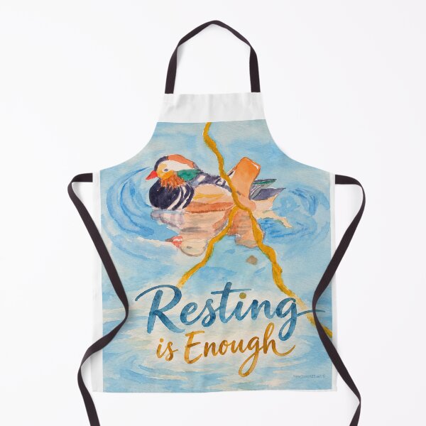 Item preview, Mandarin Duck Empathy Message - Resting is Enough designed and sold by newsuept25.art.