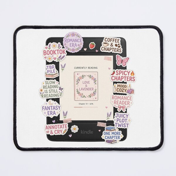 Item preview, Kindle Sticker Bomb BookTok - Romance Era TBR Pile Kindle Sticker designed and sold by Raju-Creative.