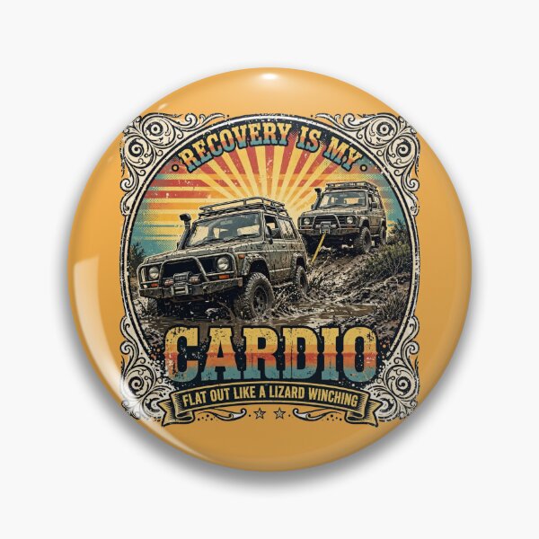 Item preview, Recovery Cardio Flatout Lizard Winching Aussie Vintage designed and sold by Yellowriversss.
