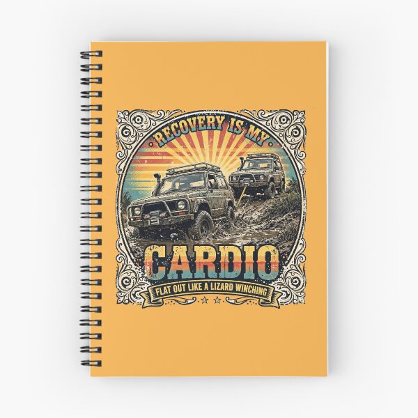 Item preview, Recovery Cardio Flatout Lizard Winching Aussie Vintage designed and sold by Yellowriversss.