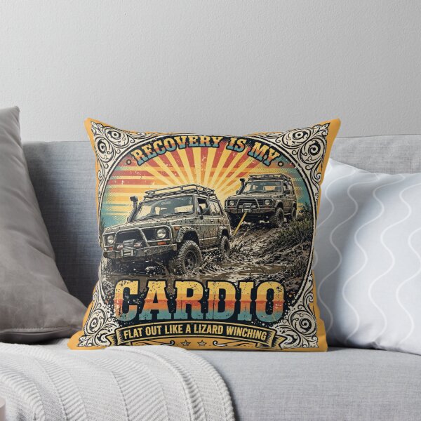 Item preview, Recovery Cardio Flatout Lizard Winching Aussie Vintage designed and sold by Yellowriversss.