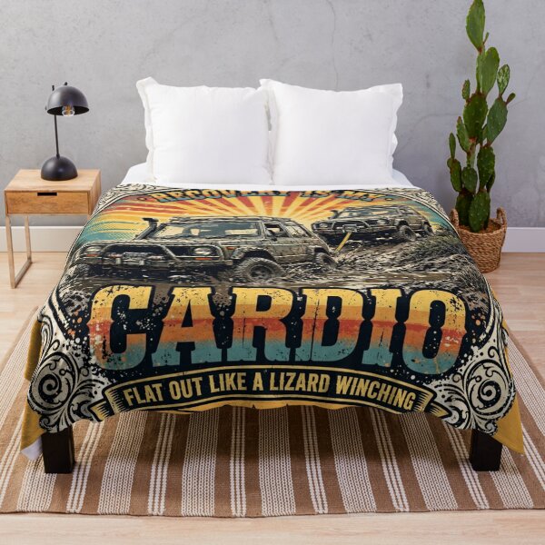 Item preview, Recovery Cardio Flatout Lizard Winching Aussie Vintage designed and sold by Yellowriversss.