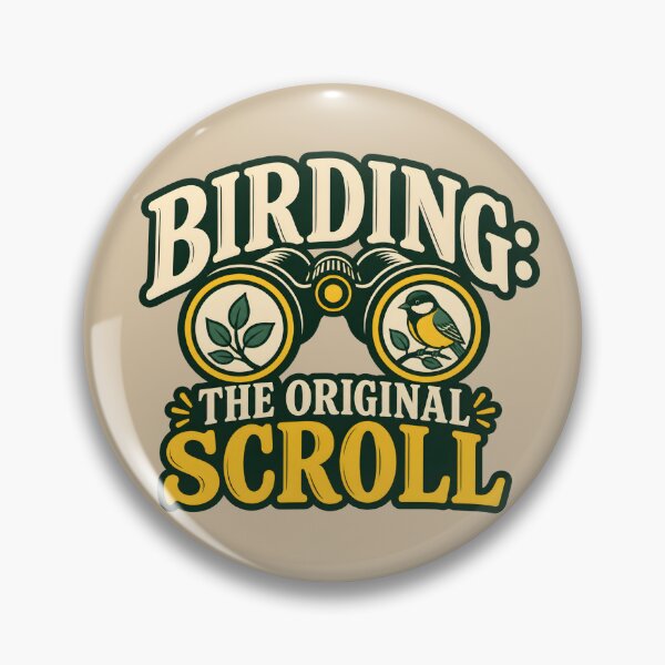 Item preview, Birding: The Original Scroll – Funny Birdwatching Design designed and sold by VioVibe.