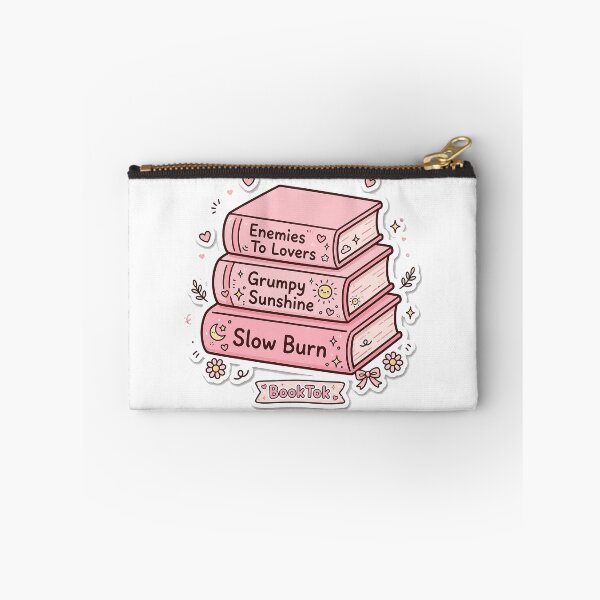 Item preview, Found Family Fake Dating Books - Cozy Fantasy Romance Stack Sticker designed and sold by Raju-Creative.