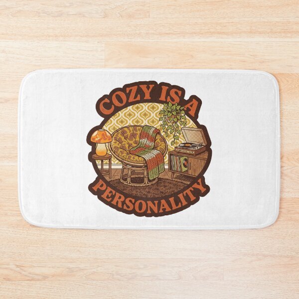 Item preview, Cozy Is a Personality — Retro 70s Living Room designed and sold by TheCalmEdit.