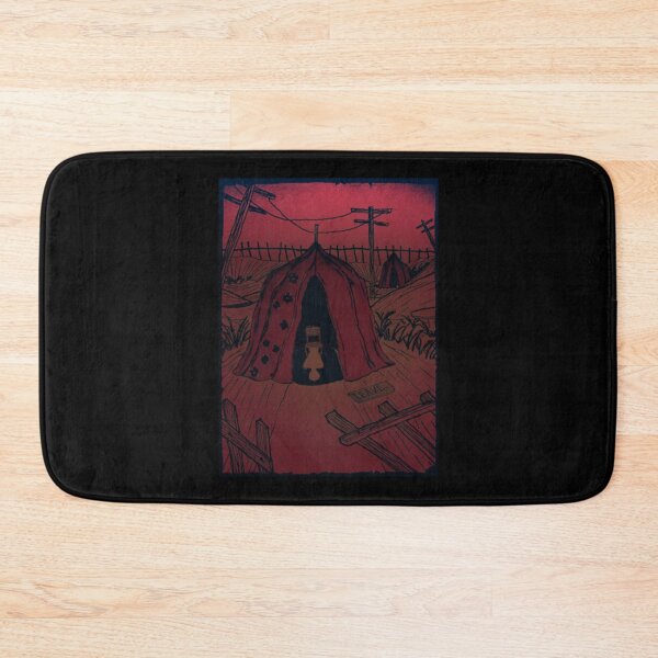 Item preview, Tent Spooky Campfire Night Surreal Horror Art designed and sold by Desainmalang.