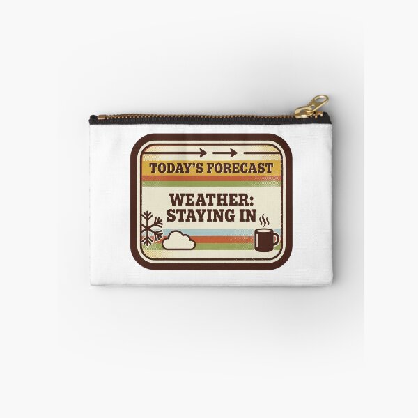 Item preview, Weather Staying In — Retro Cozy Forecast designed and sold by TheCalmEdit.