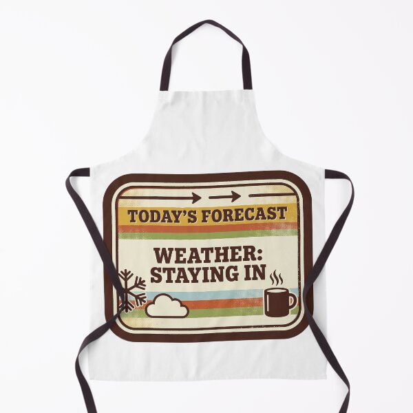 Item preview, Weather Staying In — Retro Cozy Forecast designed and sold by TheCalmEdit.