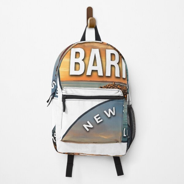 Item preview, Barnegat Lighthouse New Jersey Jetty Sunset Round Badge Sticker designed and sold by DetourDgn.