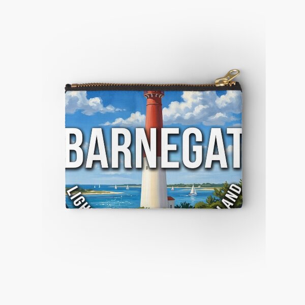 Item preview, Barnegat Lighthouse New Jersey Summer Inlet Round Badge Sticker designed and sold by DetourDgn.