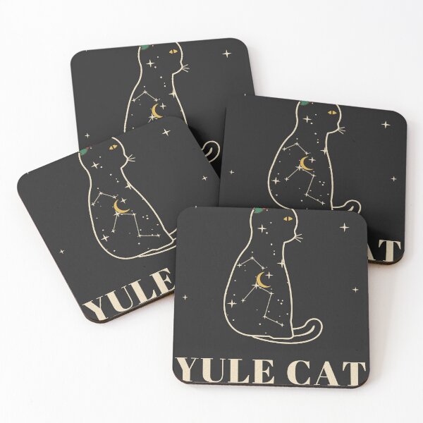 Item preview, Yule Cat Celestial Black Cat Christmas designed and sold by somebasic.