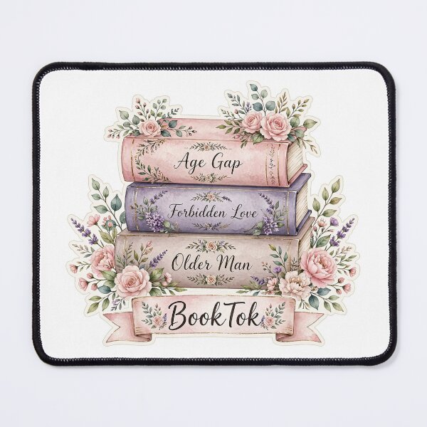 Item preview, Age Gap Romance Books - Forbidden Love Older Man BookTok Stack Sticker designed and sold by Raju-Creative.