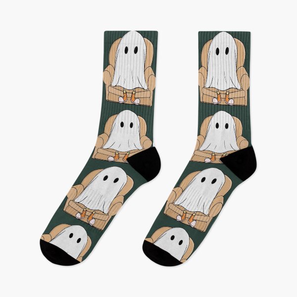 Item preview, Cozy Ghost Relaxing in Armchair designed and sold by shopdiego.