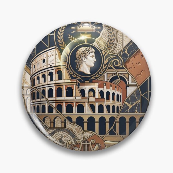 Item preview, Ancient Roman Empire Colosseum Mosaic Artwork designed and sold by Nashatyoussef.