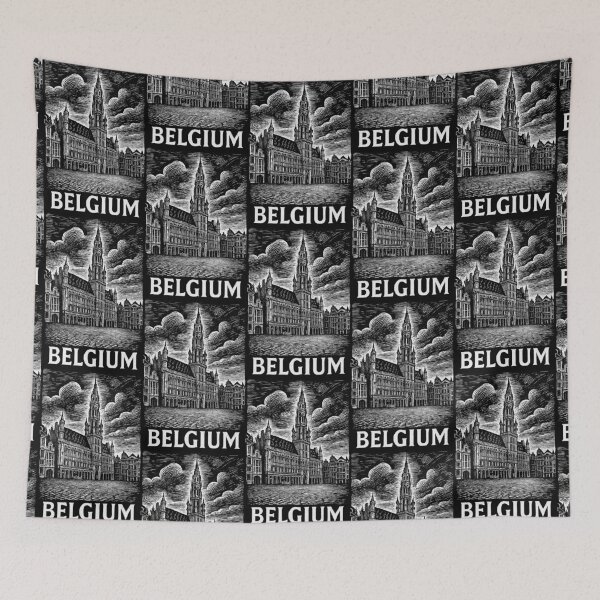 Item preview, Belgium Linocut Style  designed and sold by Thistle-TShop.