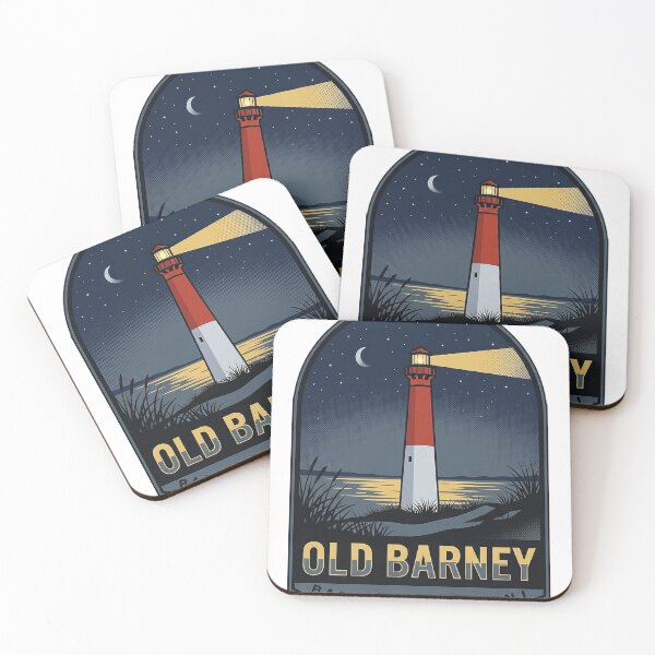 Item preview, Barnegat Lighthouse New Jersey Night Beam Vintage Badge Sticker designed and sold by DetourDgn.