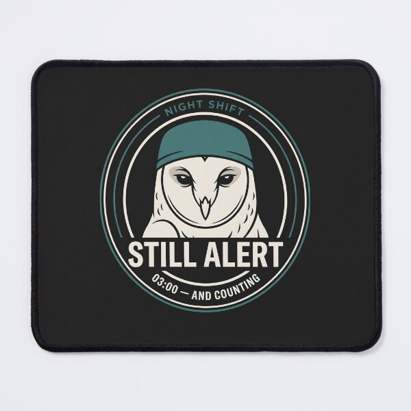 Item preview, Still Alert Night Shift designed and sold by SplashTastic.