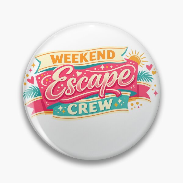 Item preview, Weekend Escape Crew Retro Vacation Friends Getaway Travel Design designed and sold by inkoutninja.