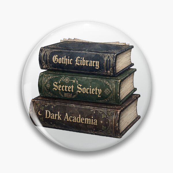 Item preview, Dark Academia Books Stack - Gothic Library Secret Society Books Sticker designed and sold by Raju-Creative.
