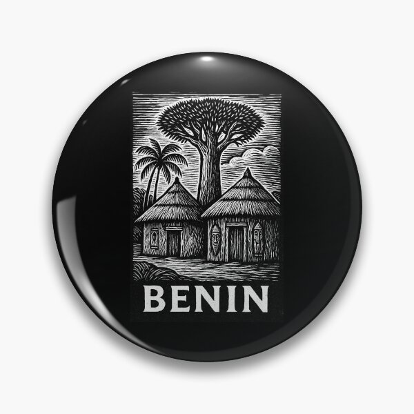 Item preview, Benin Linocut Style  designed and sold by Thistle-TShop.