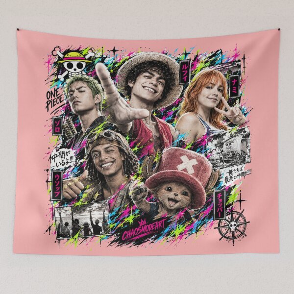 Item preview, Live Action Pirate Crew Cyber Movie Poster designed and sold by ChaosModeArt.
