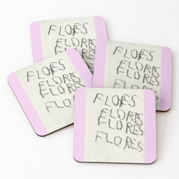 Item preview, Flores Repeated Chalk Text designed and sold by RawChalkPoetry.
