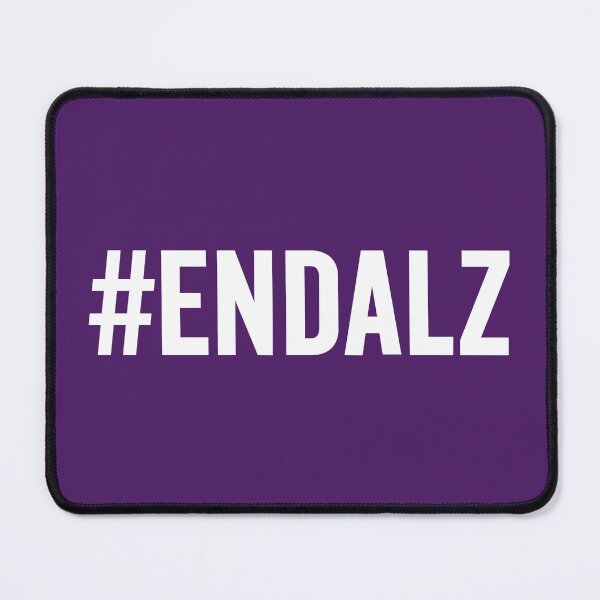 Item preview, #ENDALZ End Alzheimer's Awareness Purple Ribbon Support designed and sold by artworkathome.