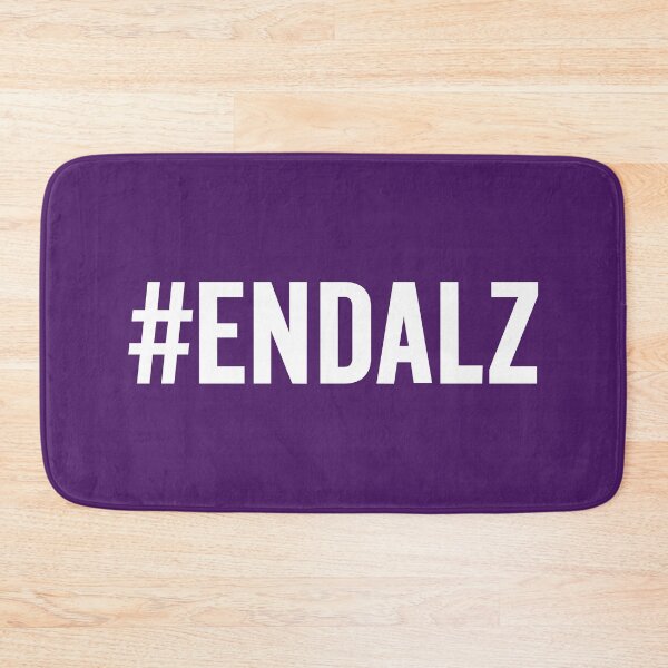 Item preview, #ENDALZ End Alzheimer's Awareness Purple Ribbon Support designed and sold by artworkathome.
